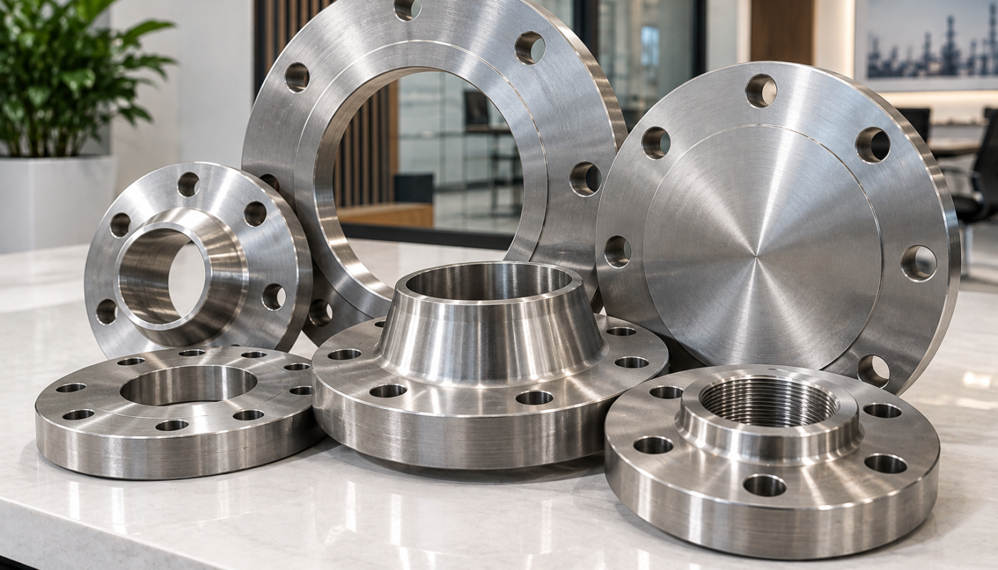ASTM A105 forged carbon steel flanges